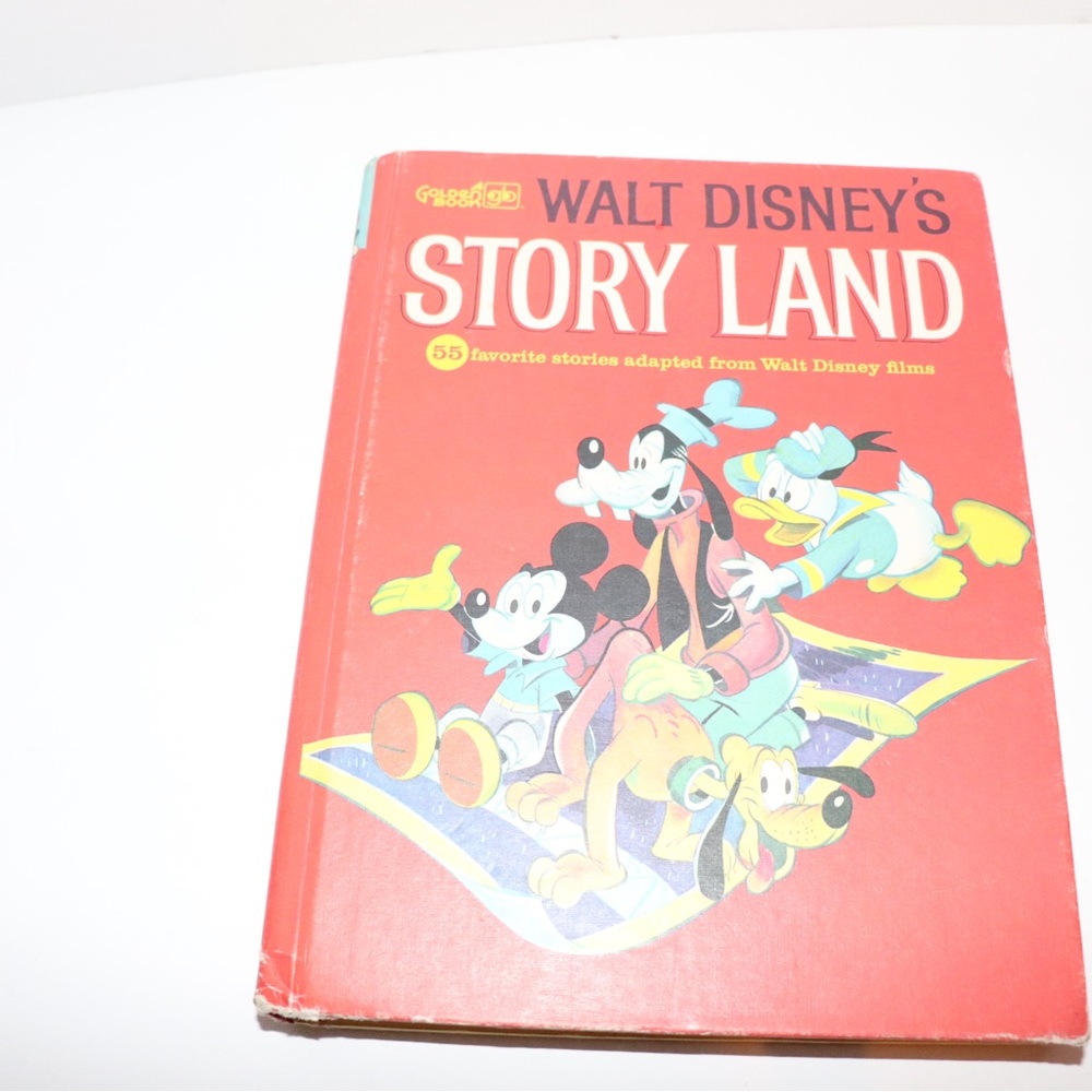 Disney Vintage story land book 55 favorite stories 1961 A Golden Book